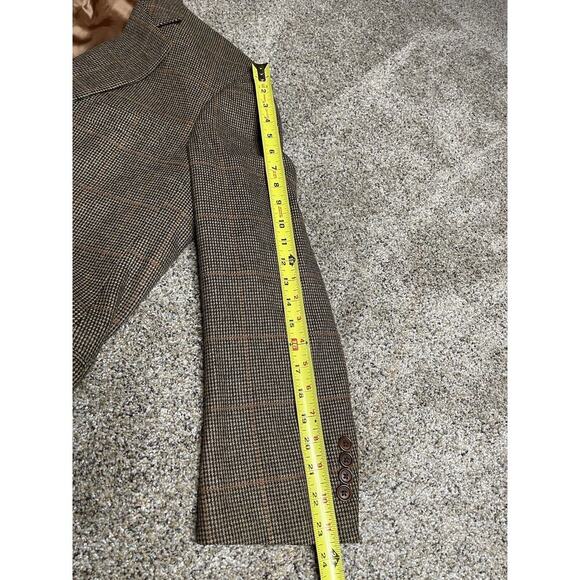 Vintage Brooks Brothers Mens Blazer Sport Coat Jacket Size 44L Wool Cashmere - Picture 12 of 12